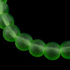 8mm Light Green Sea Glass Strand (55 Pcs) #SEA032-General Bead