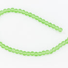 8mm Light Green Sea Glass Strand (55 Pcs) #SEA032-General Bead