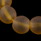 10mm Topaz Sea Glass Strand (34 Pcs) #SEA035-General Bead
