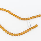 10mm Topaz Sea Glass Strand (34 Pcs) #SEA035-General Bead