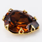 18mm x 13mm Gold Teardrop Setting #SET003-General Bead