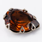 18mm x 13mm Silver Teardrop Setting #SET004-General Bead