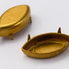 18mm x 9mm Raw Brass Navette Setting #SET006-General Bead