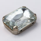 25mm x 18mm Silver Rectangle Setting #SET008-General Bead