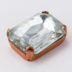 25mm x 18mm Copper Rectangle Setting #SET009-General Bead