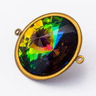 20mm Raw Brass Rivoli Setting #SET014-General Bead