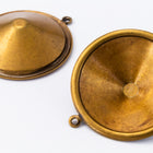 20mm Raw Brass Rivoli Setting #SET014-General Bead