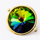 20mm Gold Rivoli Setting #SET015-General Bead