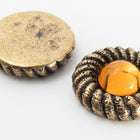 32mm Antique Gold Lucite Twist Setting #SET073