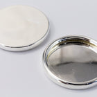 18mm Silver Cabochon Setting #SET100-General Bead