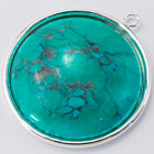 30mm Silver Cabochon Setting #SET102-General Bead