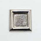 27.4mm Silver Square Cabochon Setting #SET108