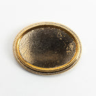 36mm x 28mm Vintage Golden Lucite Cabochon Setting #SET117