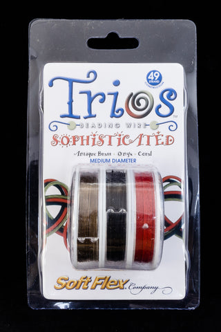 Soft Flex Trios- "Sophisticated" Medium-General Bead