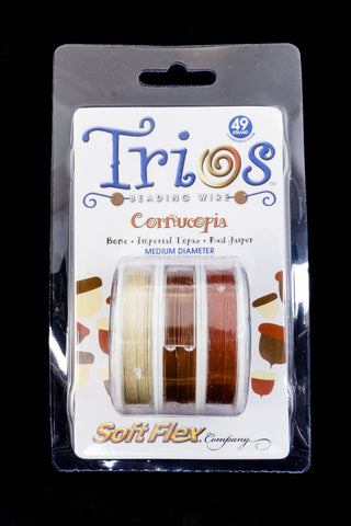 Soft Flex Trios- "Cornucopia" Medium-General Bead