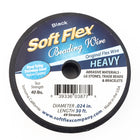 Soft Flex Black Heavy (0.024, 49 strands)-General Bead