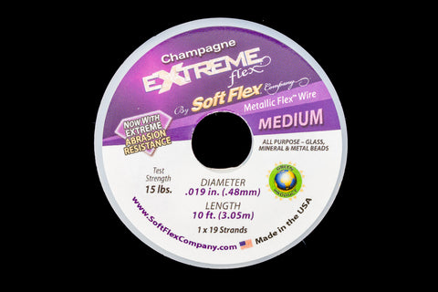 Extreme Soft Flex Champagne Medium (0.019, 19 strands)-General Bead