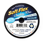 Soft Flex Pink Tourmaline Medium (0.019, 49 strands)-General Bead