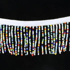 2 1/4" Opaque Multi-Color Beaded Fringe-General Bead