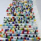 2 1/4" Opaque Multi-Color Beaded Fringe-General Bead