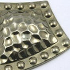 45mm Antique Silver Hammered Shield #99-General Bead
