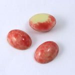 10mm x 14mm Oval Faux Coral #1046-General Bead