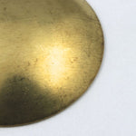 30mm Raw Brass Domed Disk (4 Pcs) #107-General Bead