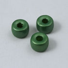 6mm Metallic Green Mini Crow Bead (20 Pcs) #1088-General Bead