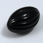24mm Black Deco Oval Bead-General Bead