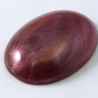 30mm x 40mm Burgundy Satin Oval Cabochon #UP569-General Bead