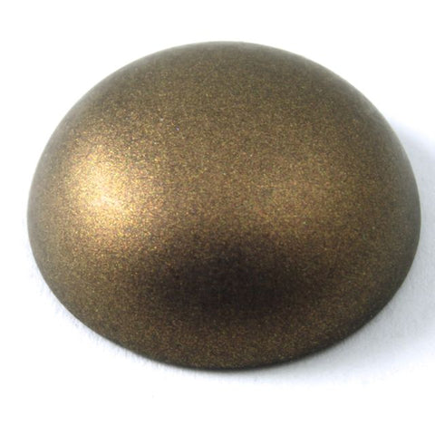 18mm Matte Bronze Cabochon (2 Pcs) #1131-General Bead