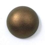 18mm Matte Bronze Cabochon (2 Pcs) #1131-General Bead