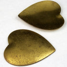 32mm Brass Heart (2 Pcs) #1154-General Bead