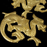 32mm Brass Dragon #1157-General Bead