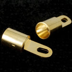 Gold Cord End Hook Clasp Set #1207-General Bead