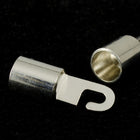 Silver Cord End Hook Clasp Set-General Bead