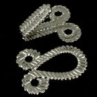 45mm Silver Plated Hook and Eye Clasp Set-General Bead