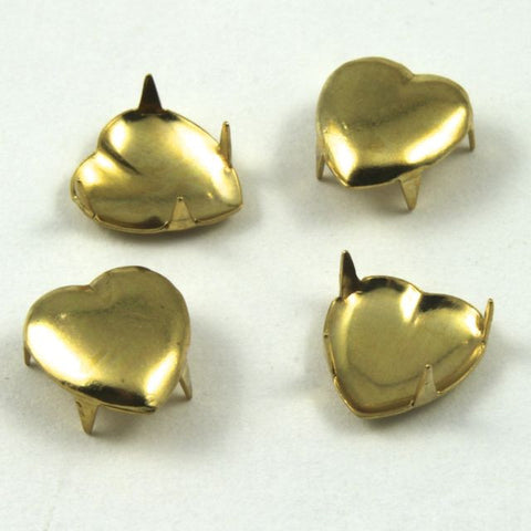 5mm Gold Heart Stud-General Bead