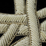 100mm White Victorian Braid Patch-General Bead