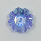 Swarovski 3700 12mm Light Sapphire AB Marguerite Unfoiled Sew-On Crystal #1283-General Bead