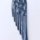 35mm Gunmetal Wing Vintage Sequins (10 Pcs) #1299a-General Bead
