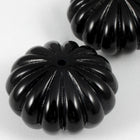 23mm Black Scallop (Lucite)-General Bead