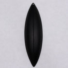 65mm Matte Black Pod Metal Stamping #1344-General Bead