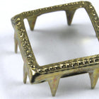 11mm Brass Open Square Stud-General Bead