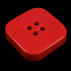 21mm Red Square Button #1369-General Bead
