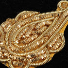 40mm Gold Paisley Patch-General Bead