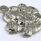 5/8" Silver Maiden with Flowing Hair (2 Pcs) #137-General Bead