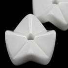 12mm White Snake Lucite Bead (4 Pcs) #1392-General Bead
