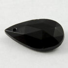18mm Black Glass Teardrop #1402-General Bead