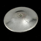 25mm Smooth Silver Saucer Disk-General Bead